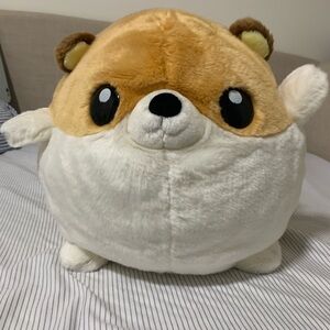 Ham Friends Jinsung Plush Hamster Brown and White 10”